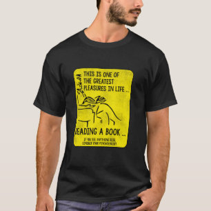 Camiseta Este É Um Dos Maiores Prazeres Da Vida Ler