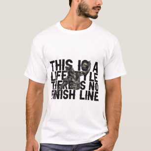 Camiseta Este é um estilo de vida Não há um ginásio de linh