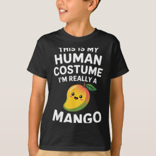 Camiseta Este é um Fantasia Humana Divertido Kawaii Manga F