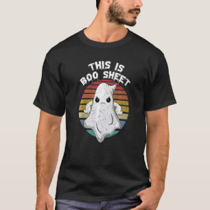 Camiseta Este É Um Fantasma Boo Sheet Retro Festa De Hallow