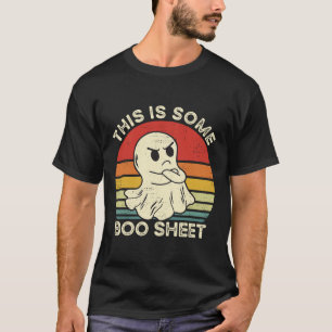 Camiseta Este É Um Fantasma De Boas Folhas, Retro Halloween