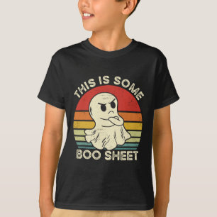 Camiseta Este É Um Fantasma De Boas Folhas, Retro Halloween