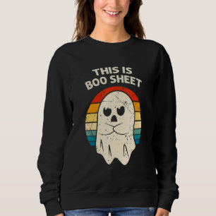 Camiseta Este É Um Fantasma de Lençol Boo Retro Fantasia de