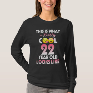 Camiseta Este É Um Feliz Aniversário De 22 Anos Muito Legal
