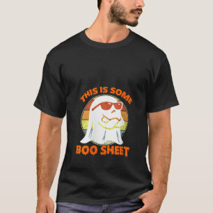 Camiseta Este É Um Folheto De Boas Folhas De Halloween Engr