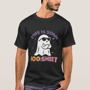 Camiseta Este É Um Folheto De Boas Folhas De Halloween Ghos