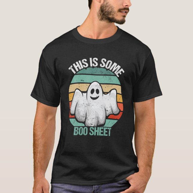 Camiseta Este É Um Ghost Fiducioso De Halloween (Frente)