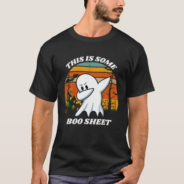 Camiseta Este É Um Ghost Ghost Retro Funny Dabbing H (Frente)