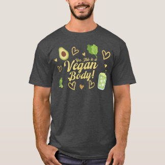 Camiseta Este É Um Vegan Body Vegetarian Vegetarian Fu