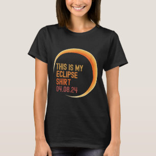 Camiseta Este Eclipse Engraçado 04 08 24 Total