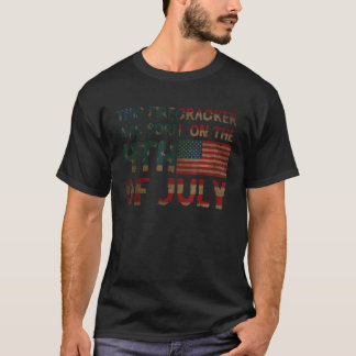 Camiseta Este Fogos de Artifício Nasceu no Dia 4 de Julho A