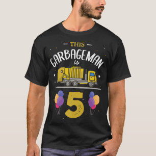 Camiseta Este Garbageman é o Caminhão de Lixo dos 5 anos de