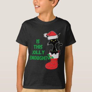 Camiseta Este Gato Engraçado é vermelho de Natal?