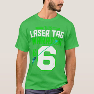 Camiseta Este guerreiro de Laserag tem 6 anos de festa de a