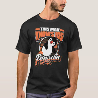 Camiseta Este Homem Conhece O Seu Pinguim Rei Pássaro P