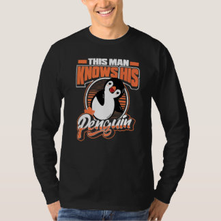 Camiseta Este Homem Conhece O Seu Pinguim Rei Pássaro P