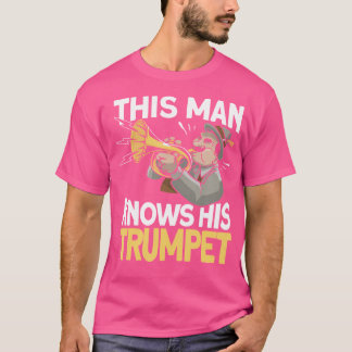 Camiseta Este Homem Conhece Sua Trompete - Jazz Marching Ba
