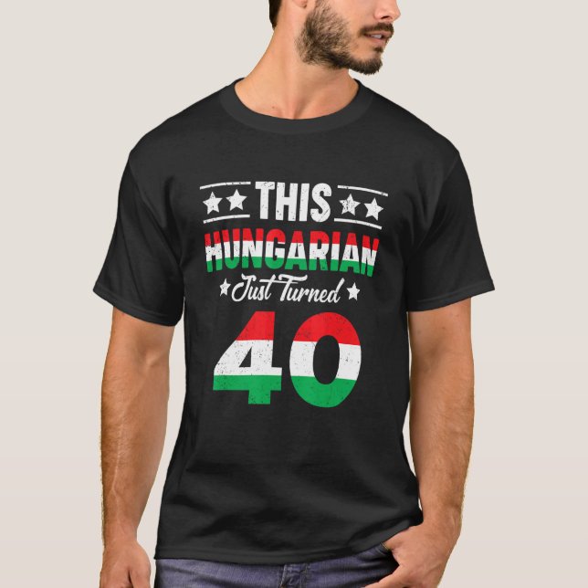 Camiseta Este Húngaro Acabou De Transformar 40 Hungria Em 4 (Frente)