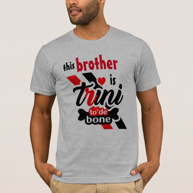 Camiseta Este Irmão é Trini 2 de osso (Frente)