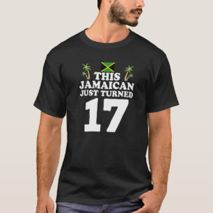 Camiseta Este jamaicano acabou de virar 17 Jamaica 17º aniv