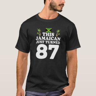 Camiseta Este jamaicano acabou de virar 87 Jamaica 87º aniv