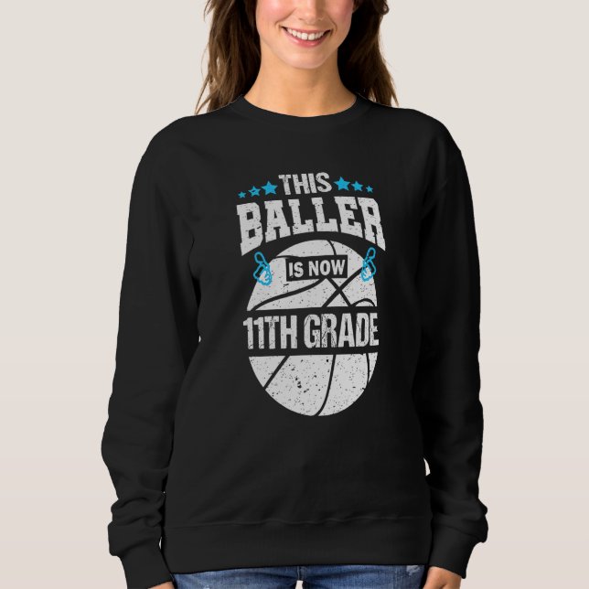 Camiseta Este Jogador Agora É 11 11º Ano De Basquete (Frente)