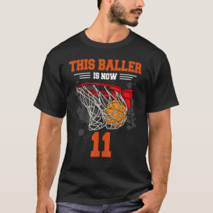 Camiseta Este Jogador Faz 11 anos de 11 de basquetebol