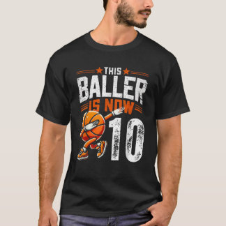 Camiseta Este Jogador Tem 10 Anos De Basquete 10º Bi