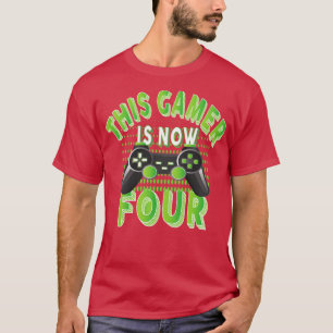 Camiseta Este Jogador Tem Quatro Anos De Idade No Jogo De V