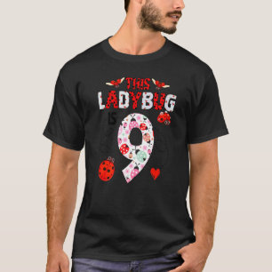Camiseta Este Ladybug Tem 9 Anos De Idade, Tema De Ladybug