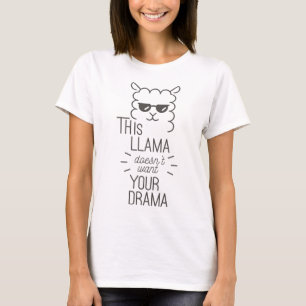 Camiseta Este lama não quer seu drama