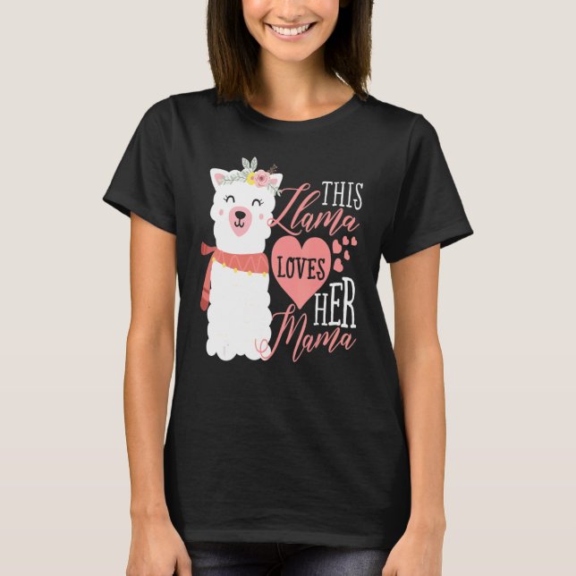 Camiseta Este Llama Ama A Mamãe Dela (Frente)