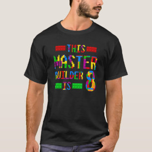 Camiseta Este Master Builder 8 anos Nascer 2014 Oitavo B