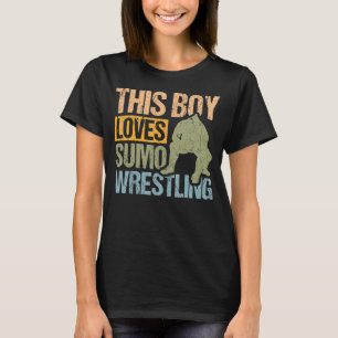 Camiseta Este Menino Adora Sumo De Luta E Luta
