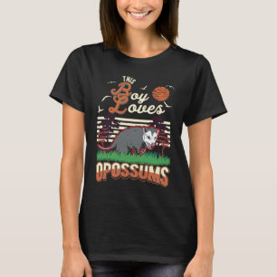 Camiseta Este menino ama gambás