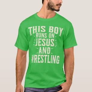 Camiseta Este Menino Sobre Jesus Luta Fé Esportes Meninos m