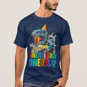 Camiseta Este Motorista De Caminhão Monstro É 12 No Topo De