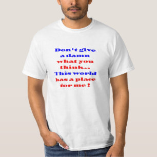 Camiseta Este mundo tem um lugar para mim