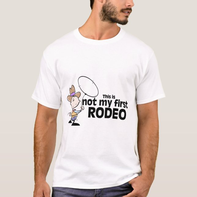 Camiseta Este não é meu primeiro rodeio (Frente)
