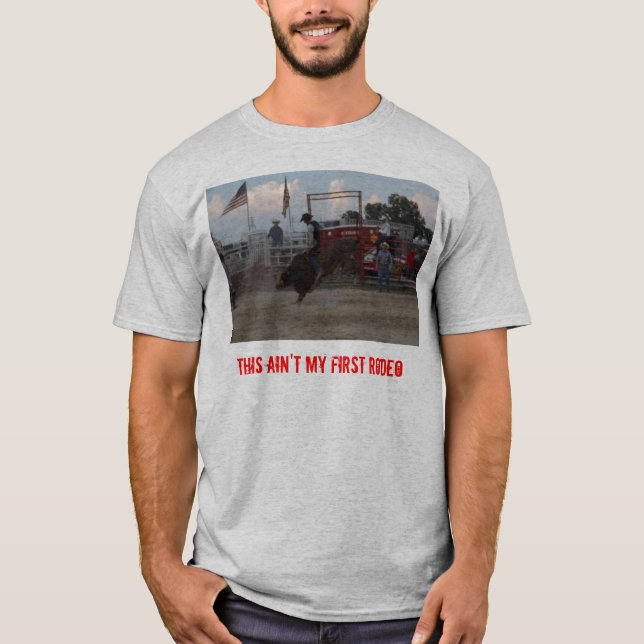 Camiseta Este não é meu primeiro rodeio (Frente)