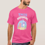 Camiseta Este Narwhis é 8 Sea Fish Birthday Kids Unicorn W<br><div class="desc">Este Narwhare é 8 peixes marinhos crianças de aniversário Unicórnio de baleia</div>