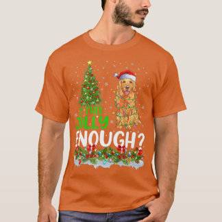 Camiseta Este Natal de Cachorro Retriever Dourado é Alegre 