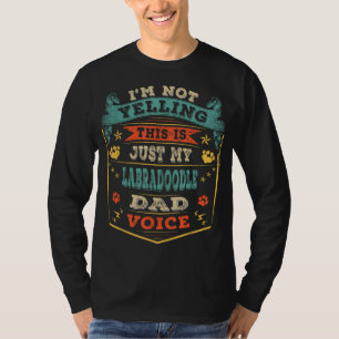 Camiseta Este Natal É O Meu Pai De Cachorro Labradoodle Gor
