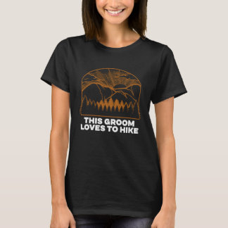 Camiseta Este Noivo Ama Caminhar Grupo de Despedida de Solt