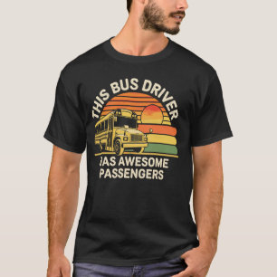 Camiseta Este Ônibus Tem Passageiros Incríveis Motorista de