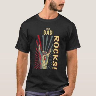 Camiseta Este Pai Rocha O Retro Concert 70S 80S Engraçado