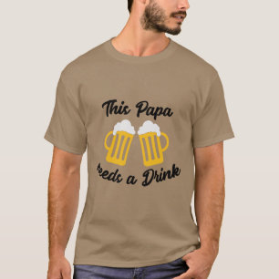 Camiseta Este Papa Precisa De Uma Cerveja