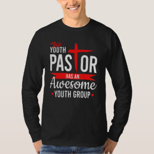 Camiseta Este Pastor Da Juventude Tem Um Grupo De Jovens In