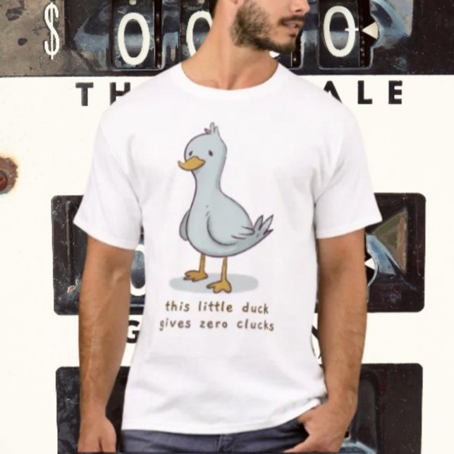 Camiseta Este patinho não dá um pio (Criador carregado)