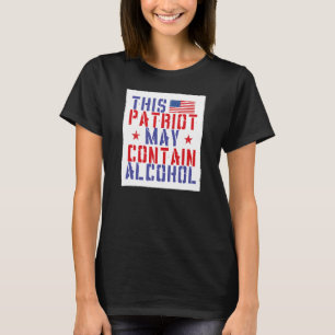 Camiseta Este Patriota Pode Conter Partido do Álcool
